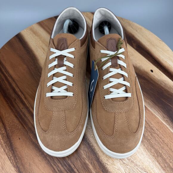 OluKai Punini Suede Sneakers Men’s Size 8 Tan Toffee Casual Comfort Shoes New main image 8